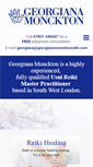 Mobile Screenshot of georgianamoncktonreiki.com