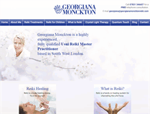 Tablet Screenshot of georgianamoncktonreiki.com